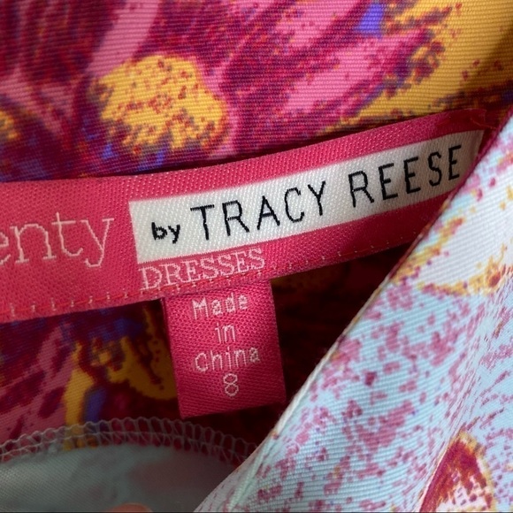 Anthropologie Tracy Reese Hawaiian Floral Fit Flare Dress - Picture 5 of 8